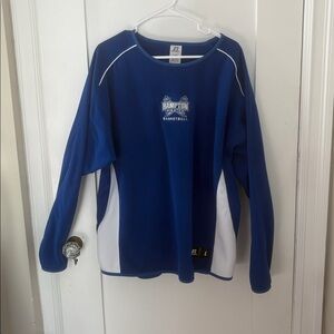 Russell Athletic Blue and White Basketball Sweatshirt